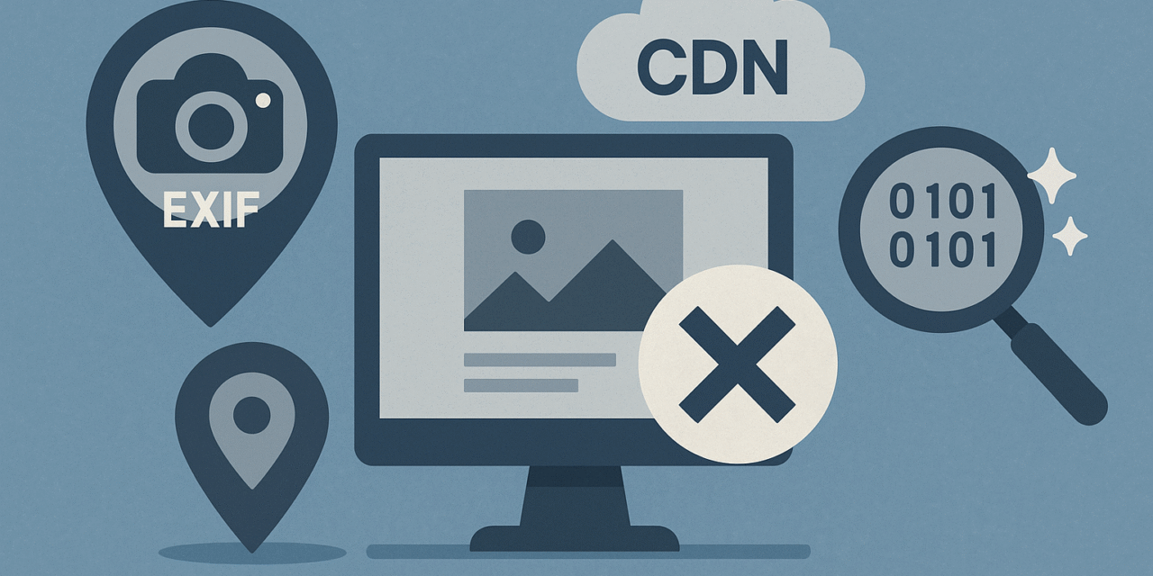 Higiene de imágenes: EXIF, cachés, CDNs y cómo eliminar resultados visuales de internet