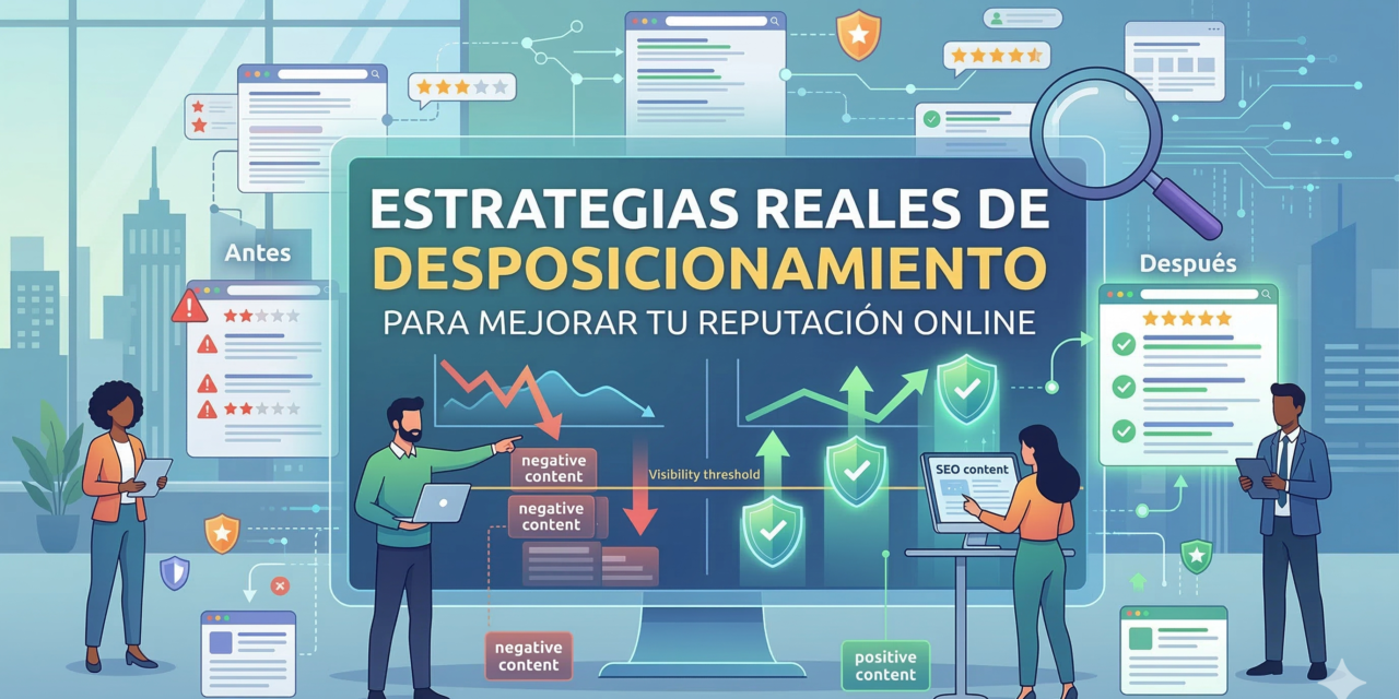 Estrategias reales de desposicionamiento para mejorar tu reputación online