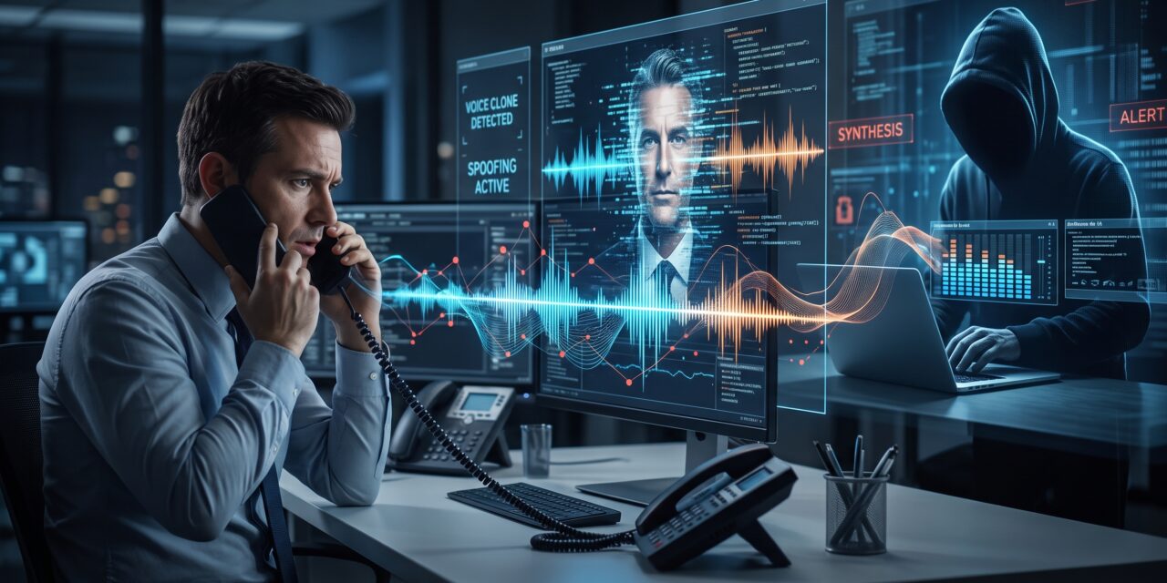 Cómo la IA está suplantando identidades corporativas con clonación de voz